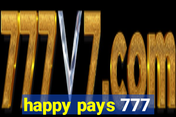 happy pays 777